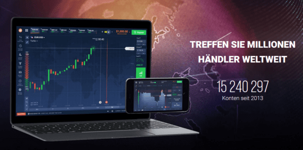 iqoption Webauftritt