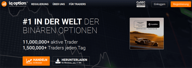 IQ Option als binäre Optionen Broker mit Demokonto