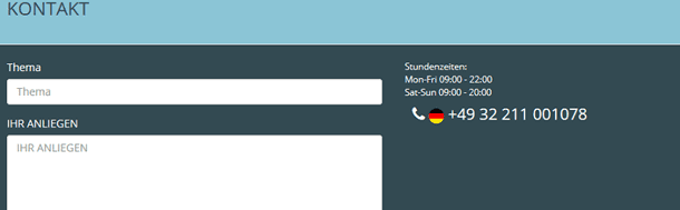 Vik.com Kontaktformular