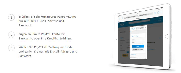 PayPal für eine schnelle Einzahlung nutzen