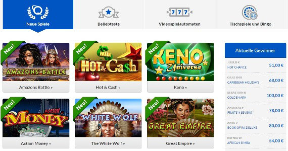 Novoline Casino Games bei Quasar Games 