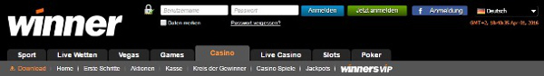 Winner Casino bietet Top Bonus ohne Einzahlung 