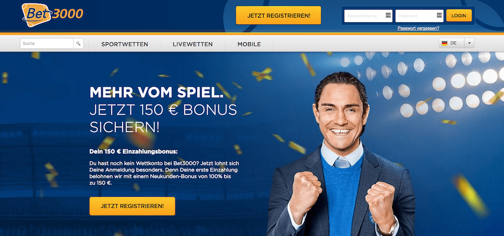 Bet3000 Bonus