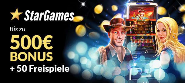 Stargames Casino Bonus für Neukunden