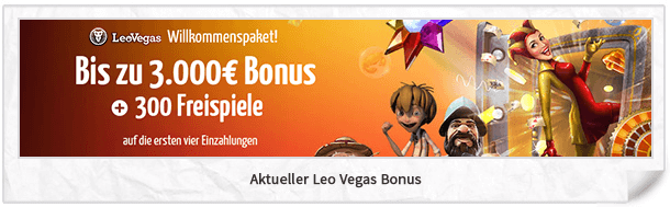 Leo Vegas Neukundenbonus