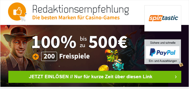 Empfehlung der Marken-Games bei Spintastic