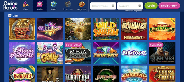 Casino Heroes Spiele & Slots im Casino 