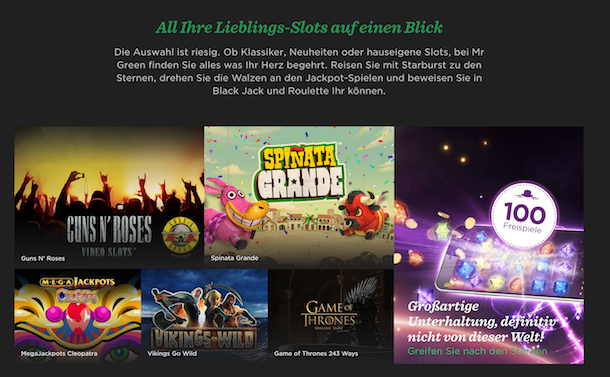 Mr Green Games