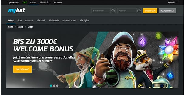 mybet Casino Willkommensbonus