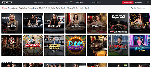 Tipico Live Casino Tipico Live Casino