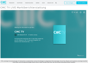 CMC Markets Webseite