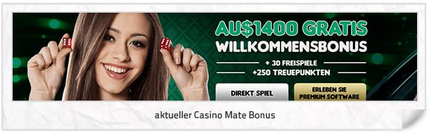 Casino Mate Bonus