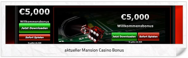Mansion Casino Bonus