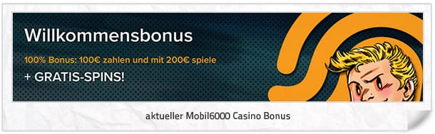 Mobil6000 Casino Bonus