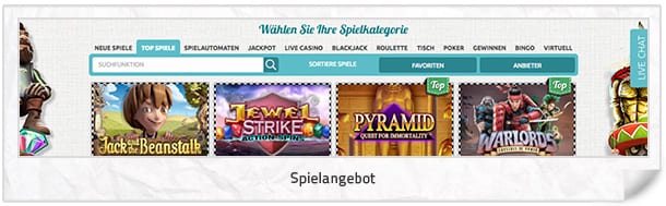 SpinStation Casino Spielangebot