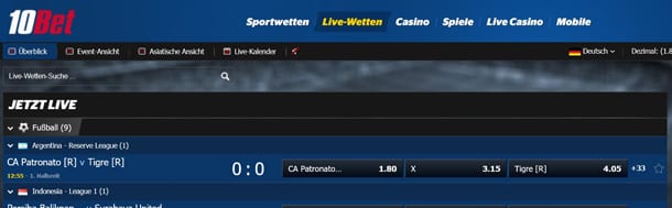 10bet seriös