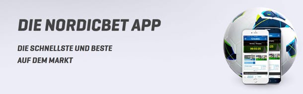 Nordicbet Sportwetten mobile App