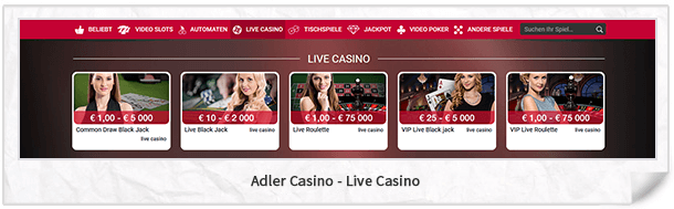 Adler Casino Live-Casino