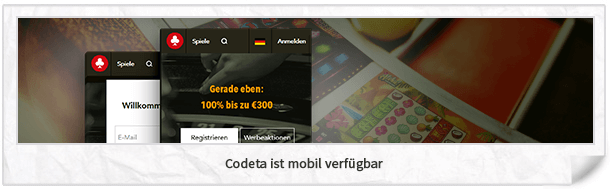 Codeta Casino mobile App