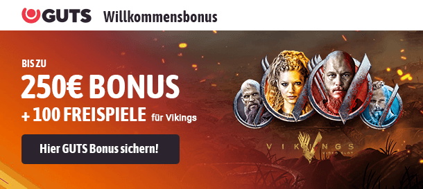 Guts Casino Bonus für Neukunden 