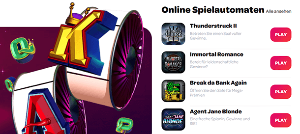 Spin Casino Spiele