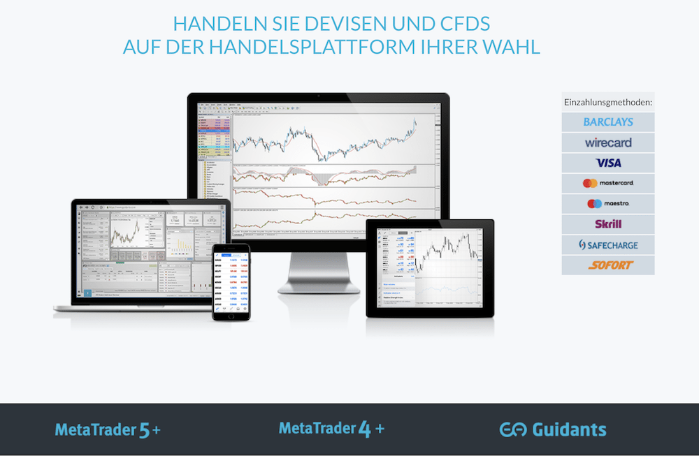 JFD Brokers Plattformen