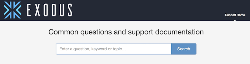 Exodus Wallet FAQ