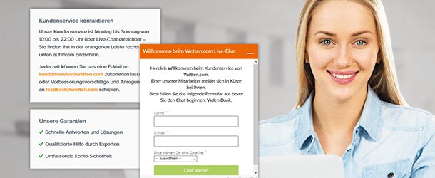 Wetten.com Casino Support