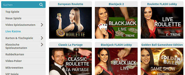 Cozyno Casino Live Casino