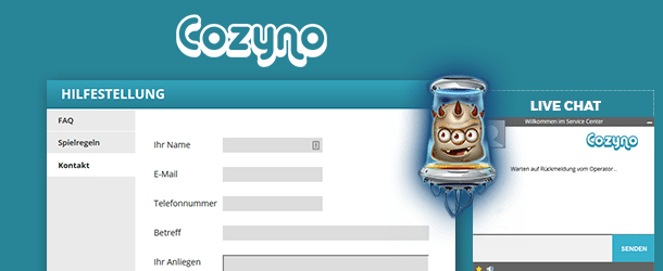 Cozyno Casino Support