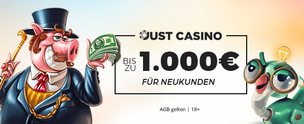 Justcasino Bonus