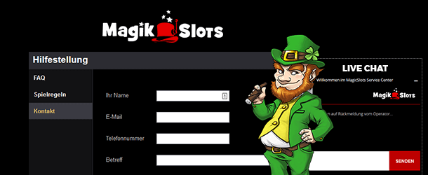 Magik Slots Casino Kundensupport