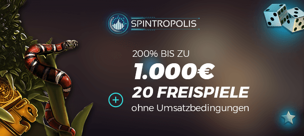 Spintropolis Casino Neukundenbonus