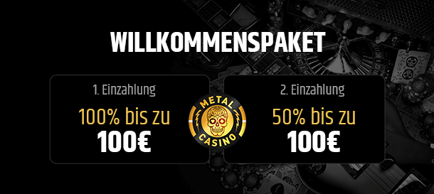 Metalcasino Willkommensbonus