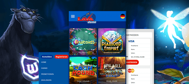 Lavadome Casino Mobile Casino App