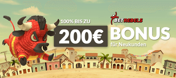 BetRebels Bonus für Neukunden