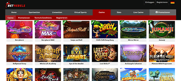 BetRebels Spiele & Slots