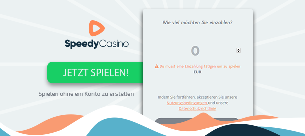 Speedy Casino Registrierung 