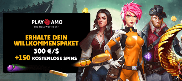 PlayAmo Casino Bonus für Neukunden