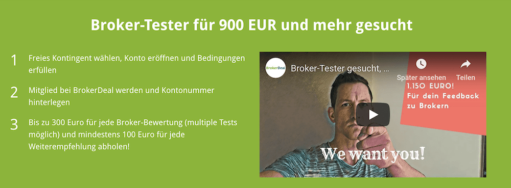 BrokerDeal Aktion Erklärung