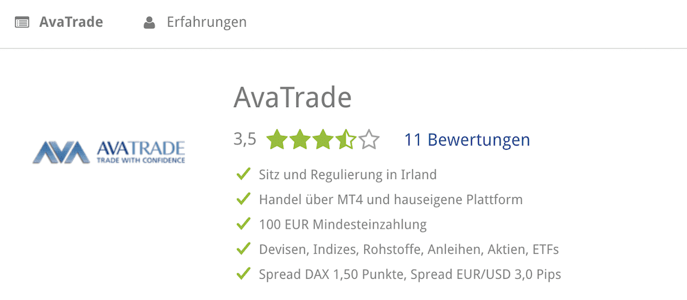 AvaTrade BrokerDeal