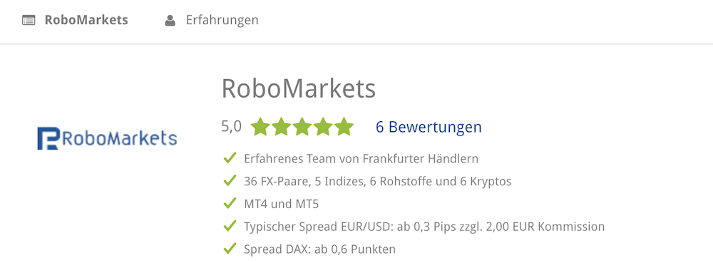 RoboMarkets BrokerDeal