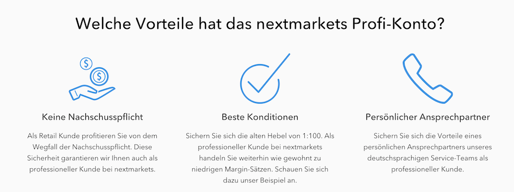 Pro Konto Vorteile