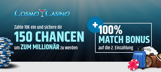 Cosmo Casino Bonus für Neukunden 