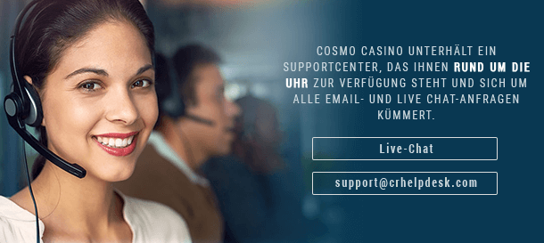 Cosmo Casino Erfahrungen Service für Kunden 