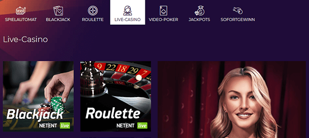 WinStar Casino Live Casino & Live Dealer 