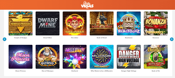 Slotty Vegas Casino Spiele