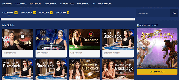 Slotzo Casino Livecasino