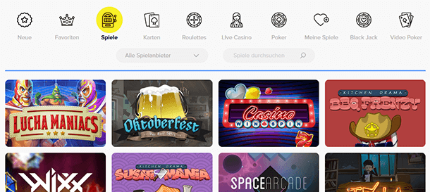 LightCasino Spiele