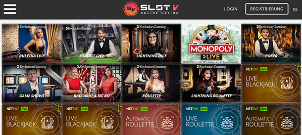 SlotV Casino Live Casino